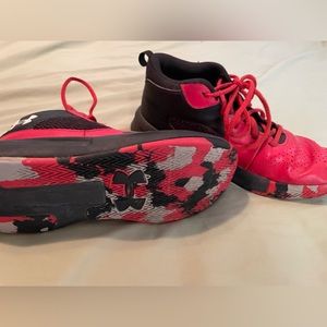Under Armour boys basketball shoes